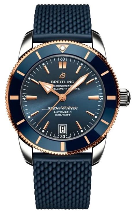 breitling superocean rose gold bezel price|breitling superocean watch price.